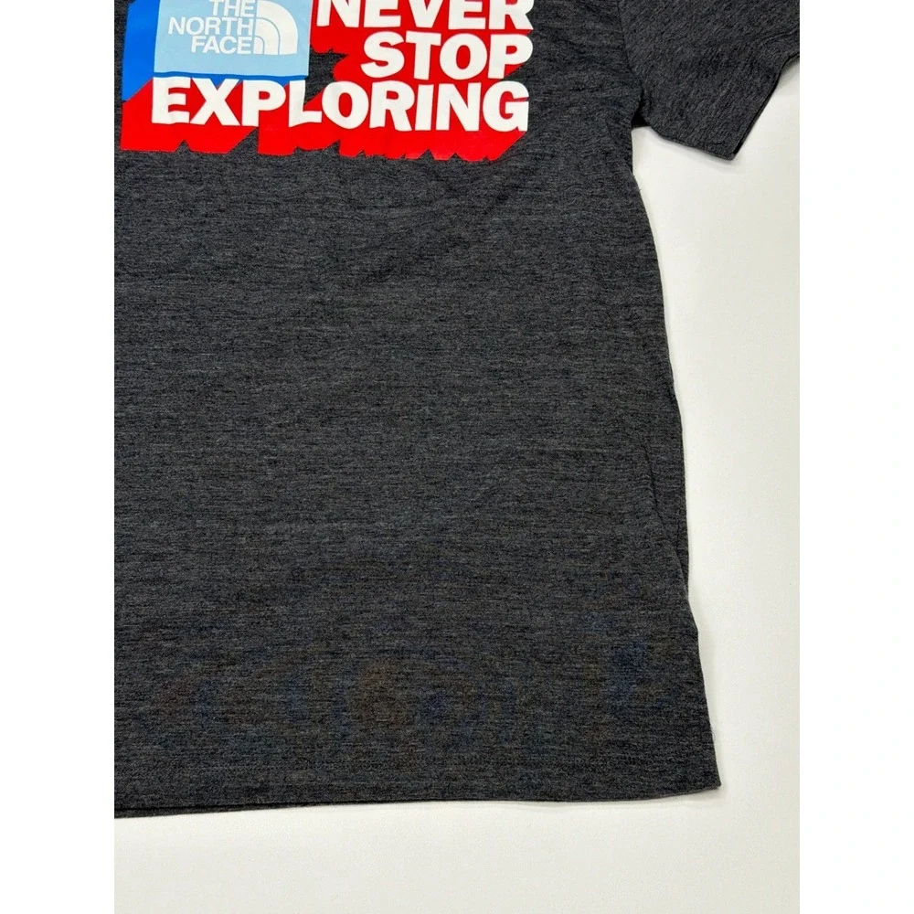 The North Face Mens Graphic T Shirt Never Stop Exploring Dark Gray‎ Size Small